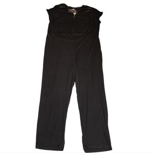 NWT Ashley Stewart Black Stretchy Jumper Short Sleeves Size 22/24 3X